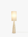 MADE Vince floor lamp cream tapered ceramic base, imported from the UK
