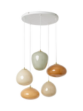 MADE Adrienne cluster pendant ceiling light in cream (British brand)