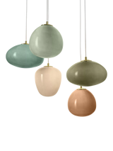 John Lewis MADE Adrienne Green 5 Light Cluster Pendant Ceiling Light- Buy online at McGrocer