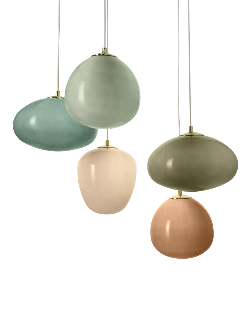 MADE Adrienne green pendant ceiling light - British product