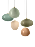 MADE Adrienne green pendant ceiling light - British product
