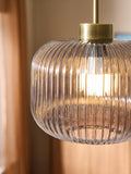 MADE ceiling light textured glass grey 31cm, imported from the UK