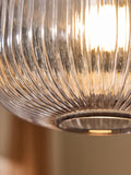 MADE ceiling light textured glass grey 31cm, imported from the UK