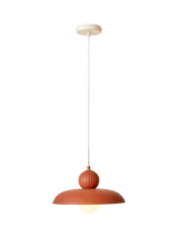 John Lewis MADE Eliya Pendant Ceiling Light Red- Buy online at McGrocer