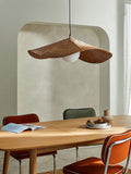 MADE Matara cream woven bamboo pendant light 90cm - UK version