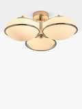 MADE Piper chrome flush ceiling light 3 lamp, UK version