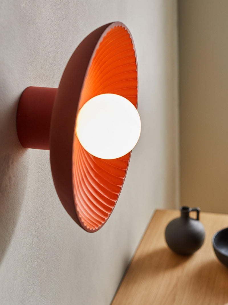 MADE Eliya red wall light (British brand)