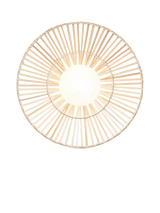 John Lewis MADE Piper Weaver Flush Wall Light- Buy online at McGrocer