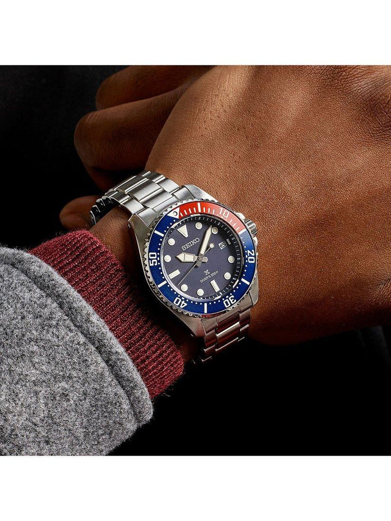 Seiko Prospex Solar Diver men's watch (British brand)