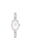 Coach Sammy watch oval stainless steel white dial, imported from the UK