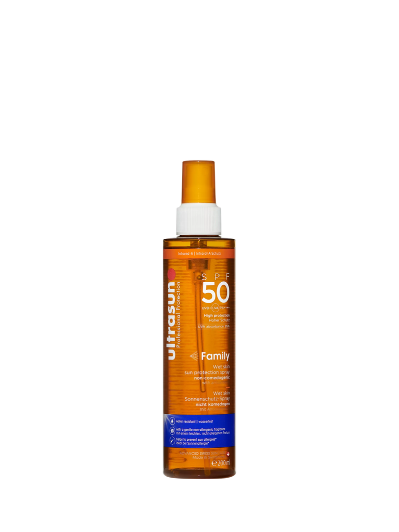 Ultrasun sun protection spray SPF 50 200ml, imported from the UK
