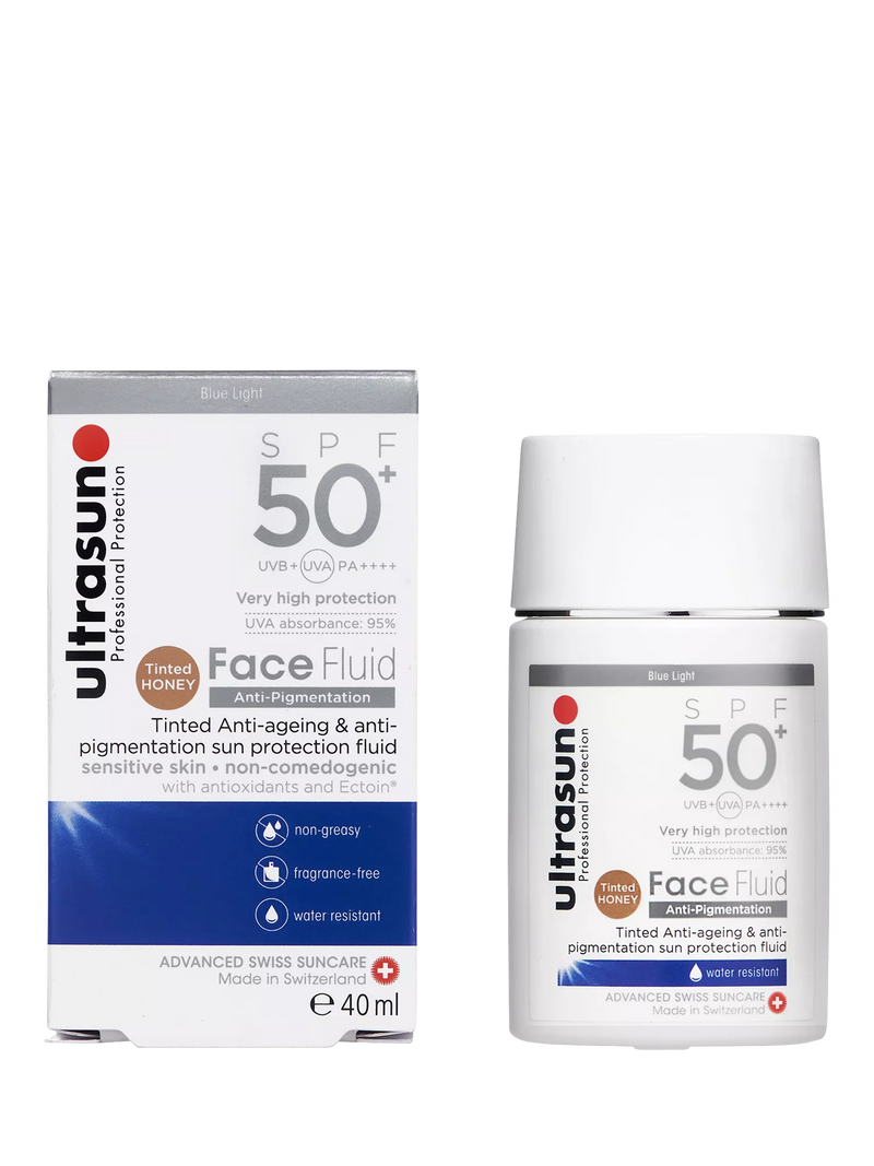 Ultrasun tinted face fluid SPF50+ 40ml, imported from the UK