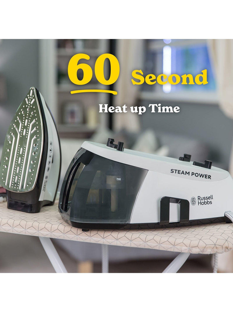 Russell Hobbs steam generator iron black 1.3L, imported from the UK