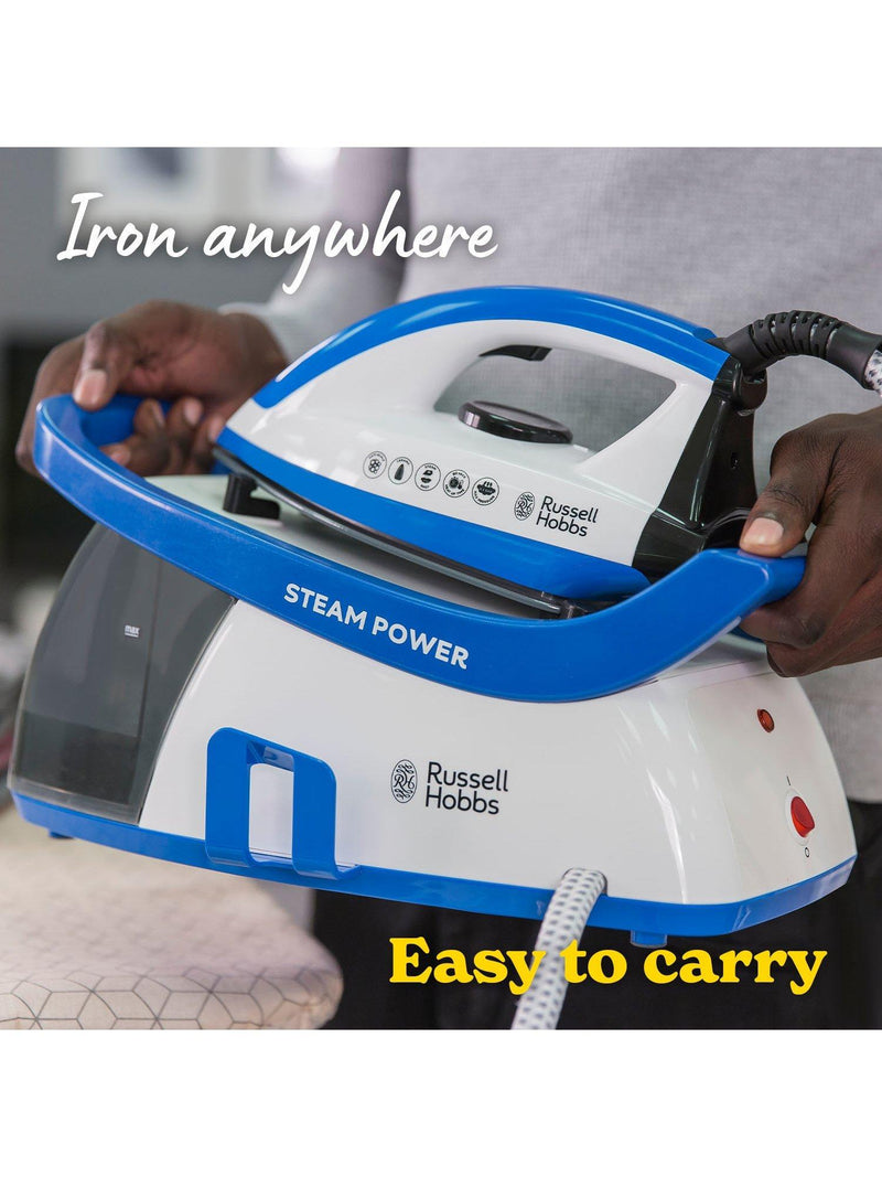 Russell Hobbs steam generator iron blue, imported from the UK
