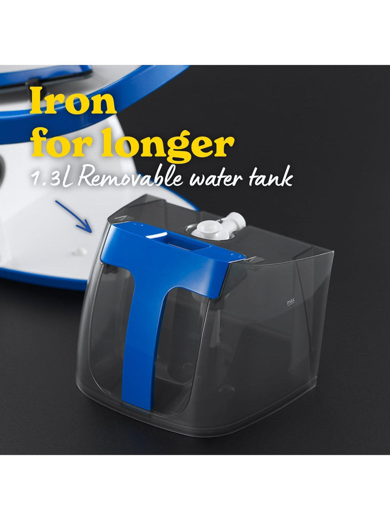 Russell Hobbs steam generator iron blue, imported from the UK