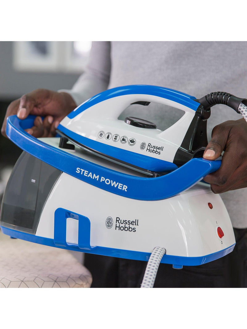 Russell Hobbs steam generator iron blue, imported from the UK