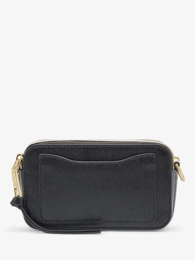 Marc Jacobs Snapshot Umhängetasche aus schwarzem Leder (Britische Marke)