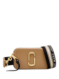 Marc Jacobs Snapshot Leder Umhängetasche, Schwarz