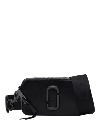 John Lewis Marc Jacobs Snapshot Leather Crossbody Bag, Black- Buy online at McGrocer