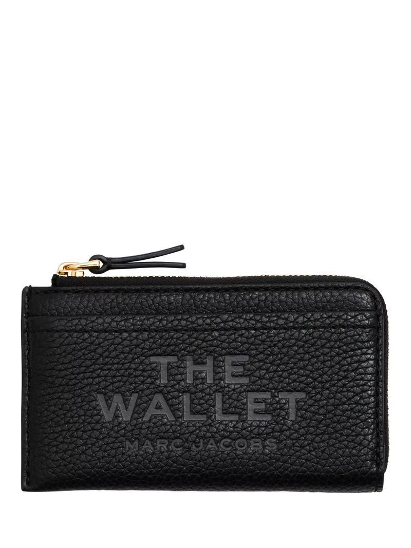 Marc Jacobs black leather zip around wallet, imported from the UK