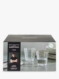 Royal Doulton Gordon Ramsay Maze glass tumblers set of 4 340ml (British brand)