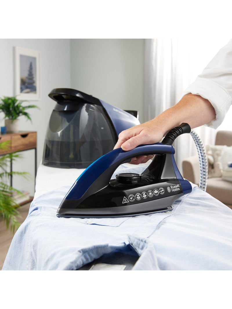 Russell Hobbs steam generator iron blue, UK version