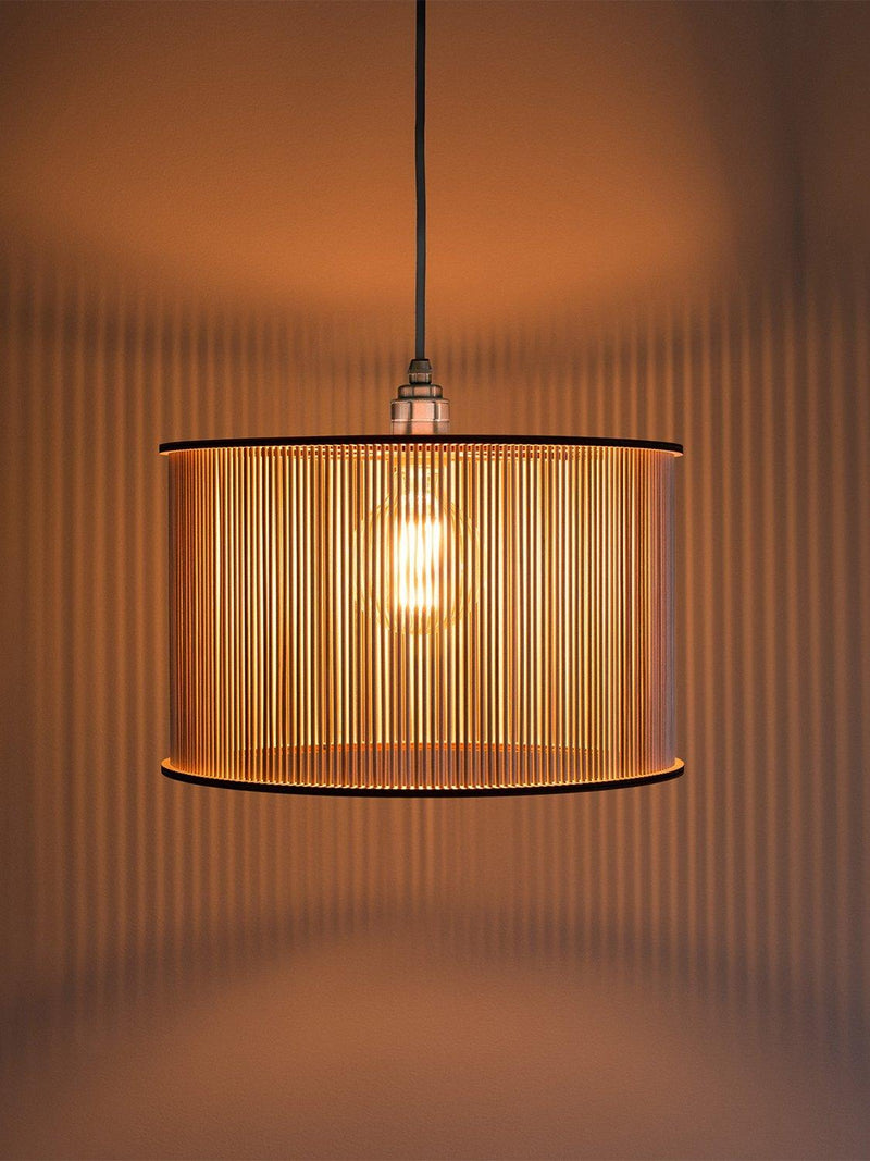 Tom Raffield Artus birch wood pendant ceiling light, imported from the UK
