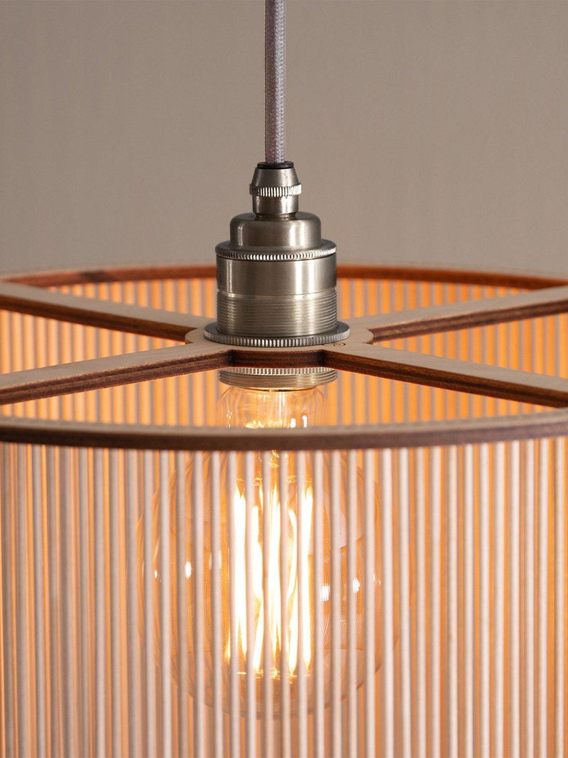 Tom Raffield Artus birch wood pendant ceiling light, imported from the UK