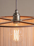 Tom Raffield Artus birch wood pendant ceiling light, imported from the UK