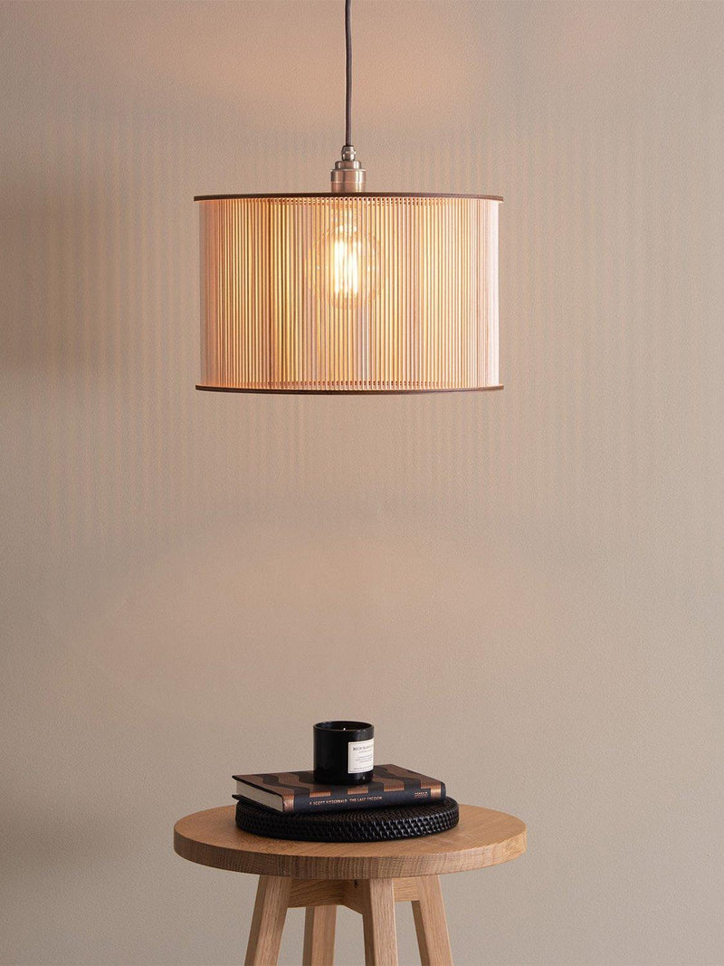 Tom Raffield Artus birch wood pendant ceiling light, imported from the UK