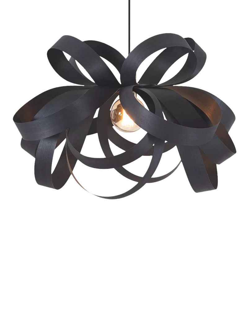Tom Raffield Noctis Skipper pendant black - British product