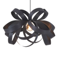 Tom Raffield Noctis Skipper pendant black - British product