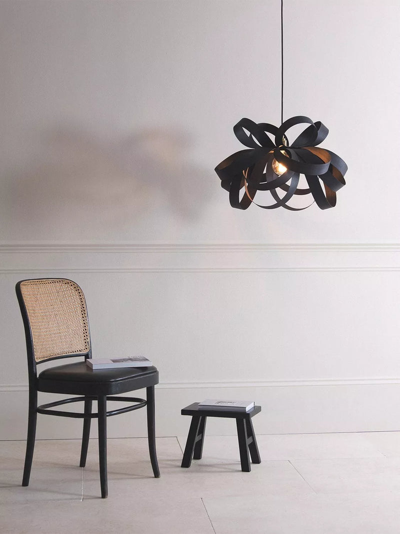 Tom Raffield Noctis Skipper pendant black - British product
