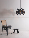 Tom Raffield Noctis Skipper pendant black - British product
