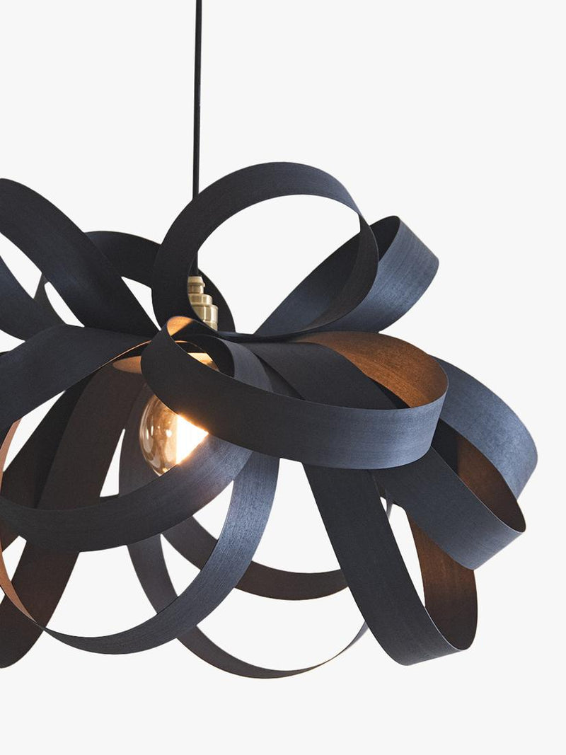 Tom Raffield Noctis Skipper pendant black - British product