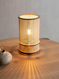 Tom Raffield Artus table lamp birch wood, UK version