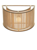 John Lewis Tom Raffield Eddy Wood Wall Light Birch- Buy online at McGrocer