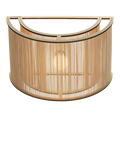 Tom Raffield wall light Birch, imported from the UK