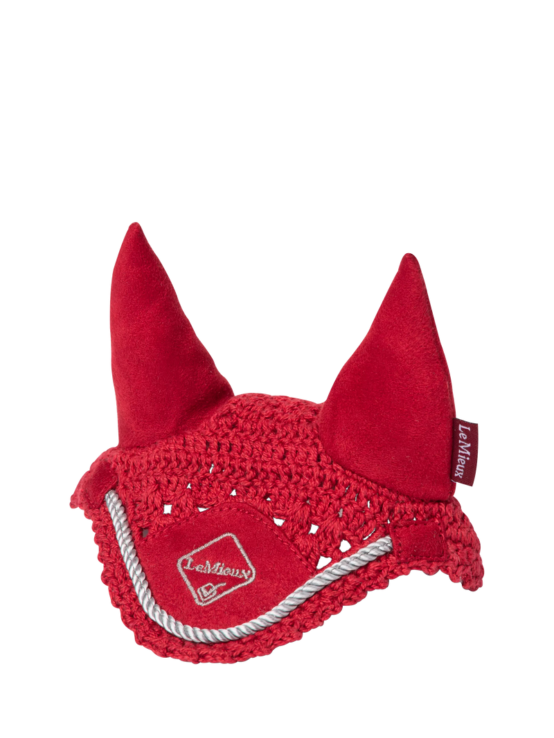 LeMieux Mini Pony Fly Hood in Chilli, UK version