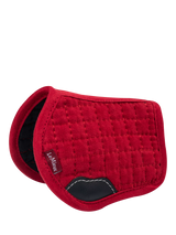 John Lewis Mini Pony Saddle Pad in Chilli with Quilted Design and Cotton Lining- Buy online at McGrocer