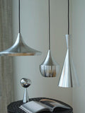 Tom Dixon Unbeaten Fat pendant light aluminium, UK version