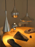 Tom Dixon Unbeaten Fat pendant light aluminium, UK version