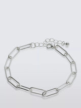 John Lewis John Lewis Paperclip Link Bracelet- Buy online at McGrocer