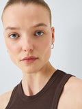 John Lewis hoop earrings set pack of 3 silver tone, UK version