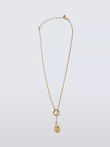 John Lewis John Lewis Sphere Drop Lariat Necklace Gold Toned- Buy online at McGrocer