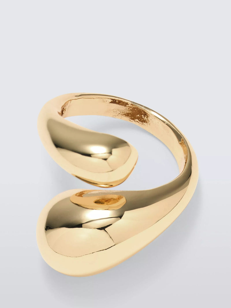 John Lewis statement dome ring gold tone - British product