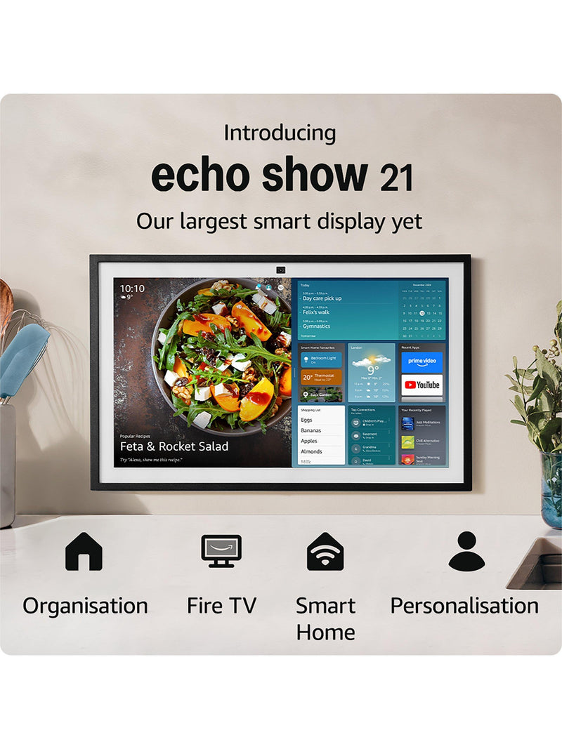 Amazon Echo Show 21 smart display 21.5 inch, imported from the UK
