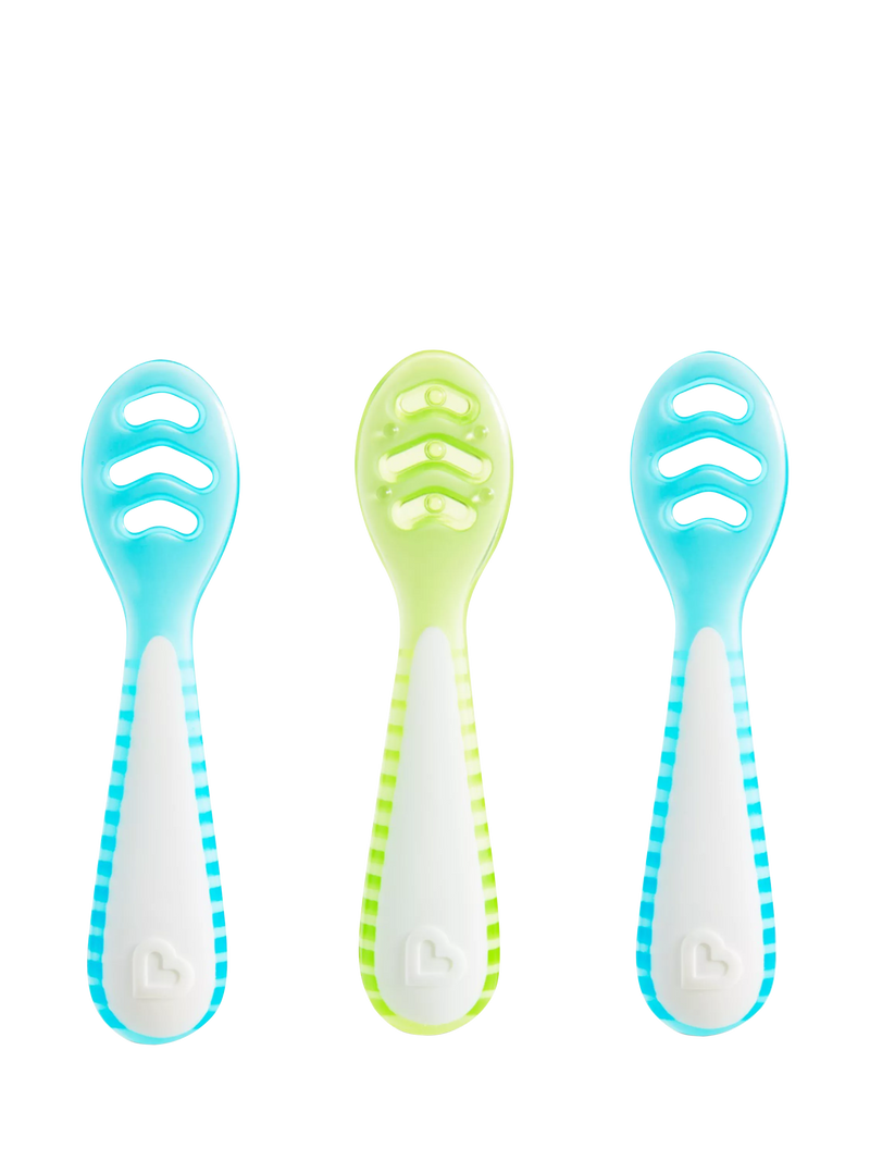 Munchkin Gentle Dip weaning spoons pack 3, imported from the UK
