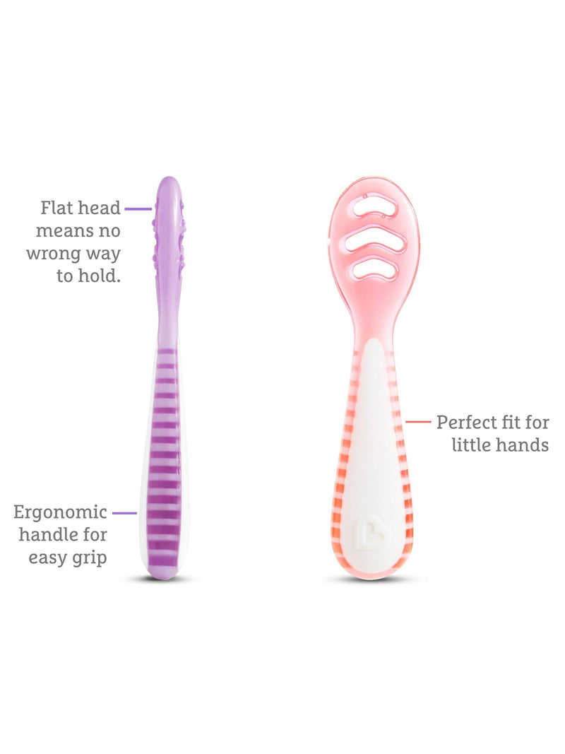 Munchkin Gentle Dip weaning spoon pack of 3, imported from the UK