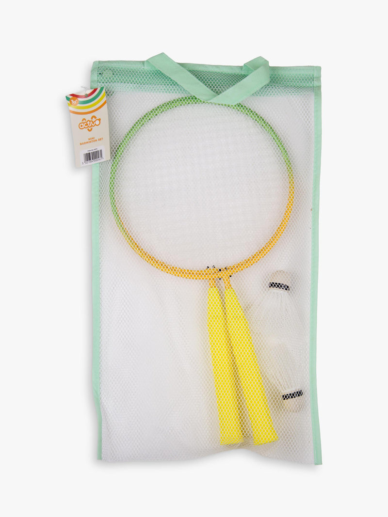 Mookie Mini Badminton Set two rackets shuttlecocks, UK version